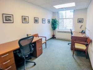 Office Space with View of Rockefeller Center
